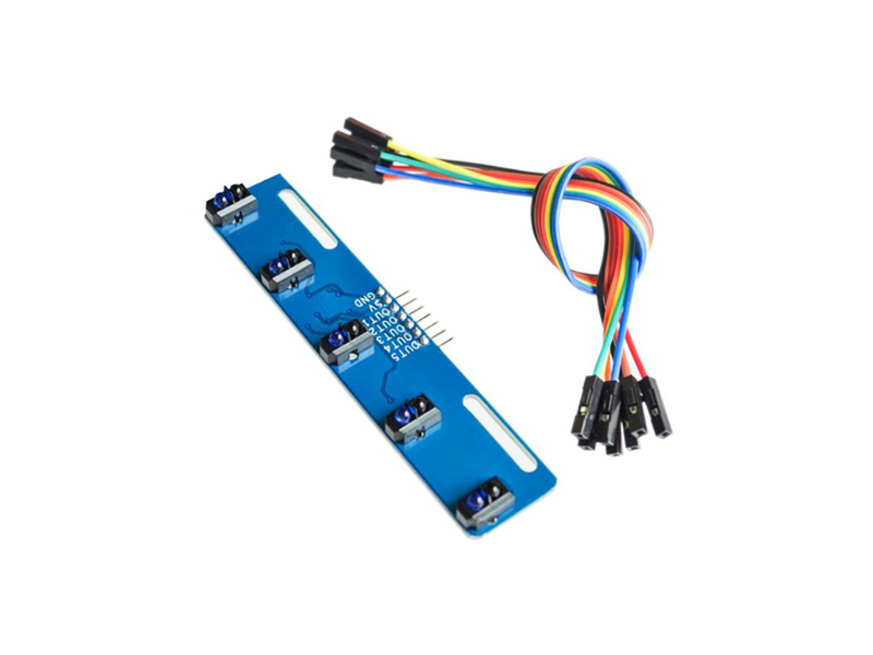 TCRT5000 5-Way IR Tracking  Sensor Module - Image 4